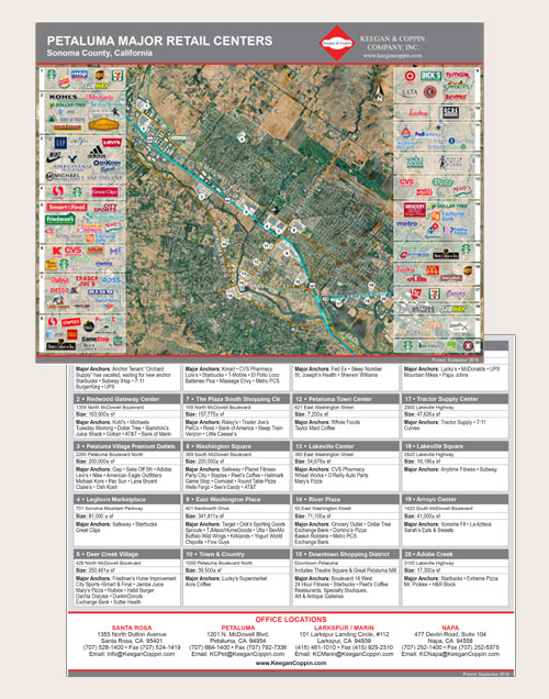 San Rafael downtown map