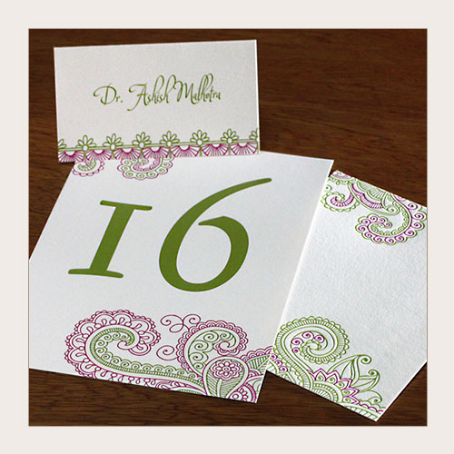 paisley wedding day printed items