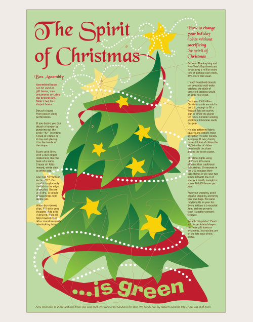 The Spirit of Christmas is Green poster