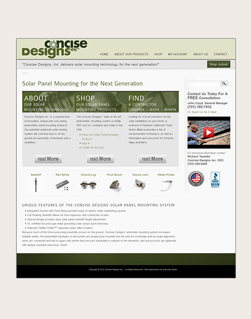  Concise Designs Website Redesign