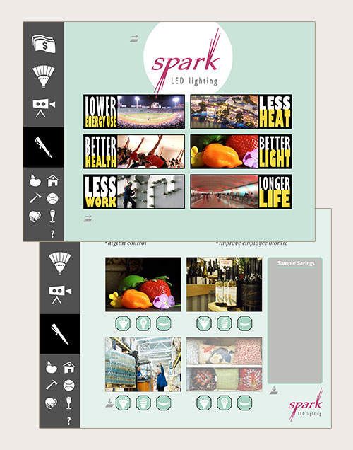 Spark LED lighting interactive pdf