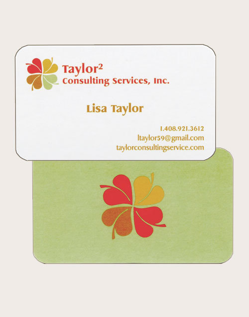Taylor Square Consulting Services Logo on Business Card